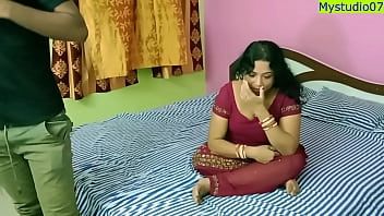 Indian Super-fucking-hot hardcore bhabhi having romp with diminutive dick boy! She is not happy!