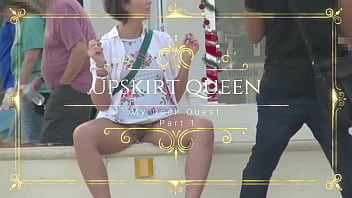 Helena Price,  My Schlong Quest #1 (Part 1 and 2) - UPSKIRT Demonstrating IN PUBLIC!