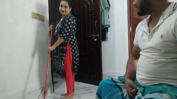Demonstrating penis on real indian maid